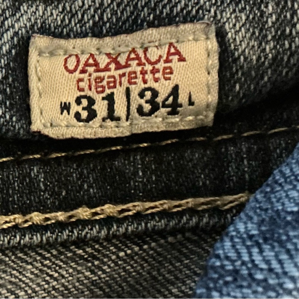 BUCKLE MEK OAXACA Low Rise Western Grunge Straight Leg Jean Unique Womans SZ 31 - Picture 7 of 13